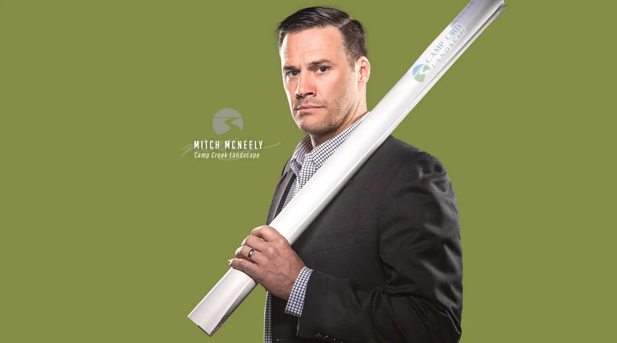 Mitch McNeely, owner of Camp Creek Landscape